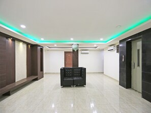 Sitteområde i lobbyen