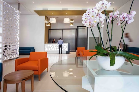 Sala de estar en el lobby