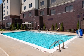 Relax by the pool surrounded by comfortable seating areas and enjoy a refreshing swim.