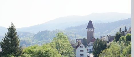 Blick von der Unterkunft