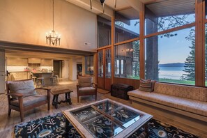 TV, fireplace, DVD player