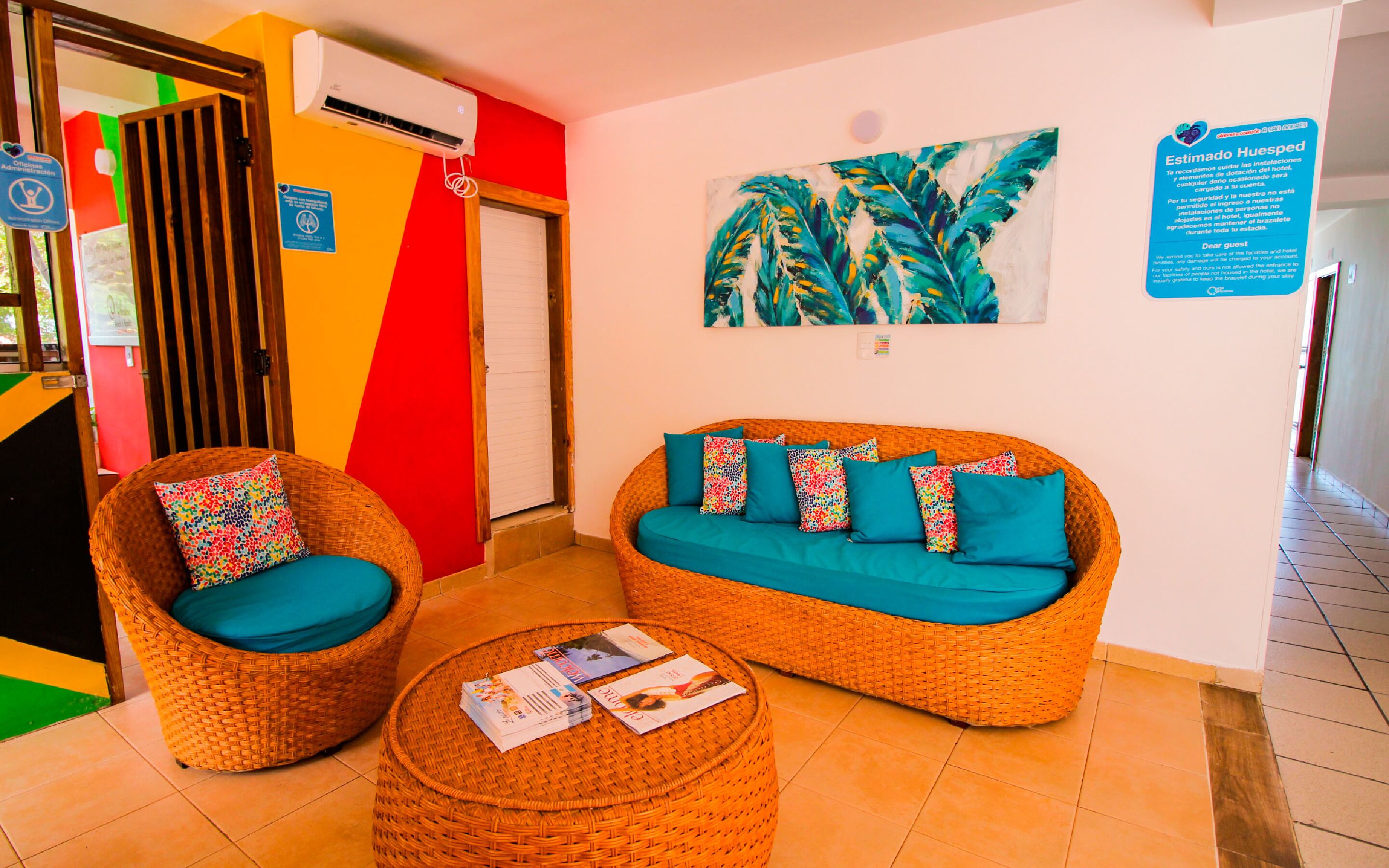 Lobby sitting area