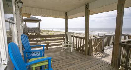 Rustic 1960's Oceanfront Cottage With Modern Updates