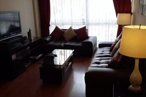 アパートメント 3 ベッドルーム | リビング エリア | 薄型テレビ