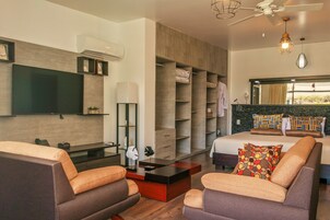 Superior Duplex | 1 bedroom, down comforters, in-room safe, individually decorated