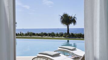 Suite, Private Pool, Sea View | Terrace/patio