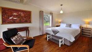 1 bedroom, iron/ironing board, bed sheets