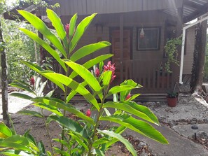 Exterior detail - Set in the jungle, Ginger Lily is a self catering 1 bedroom cabin featuring A/C (Unitedville)