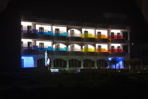 Front of property - evening/night