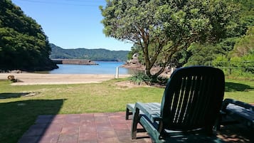 Private beach
