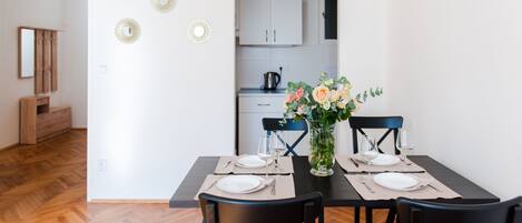 Opções para refeição no quarto