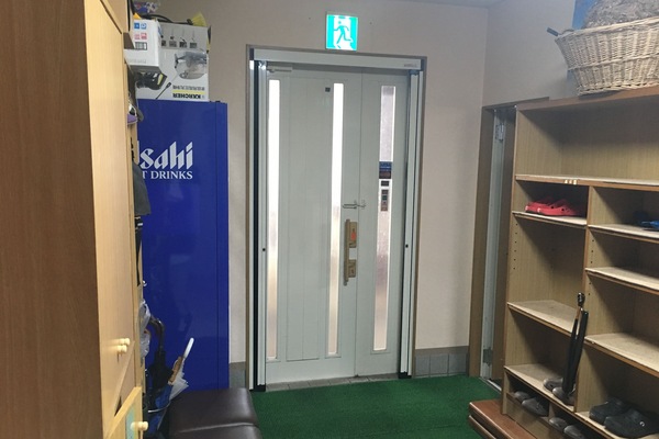 Interior entrance