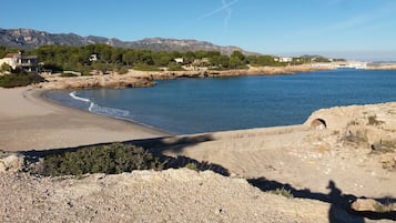 Vlak bij het strand