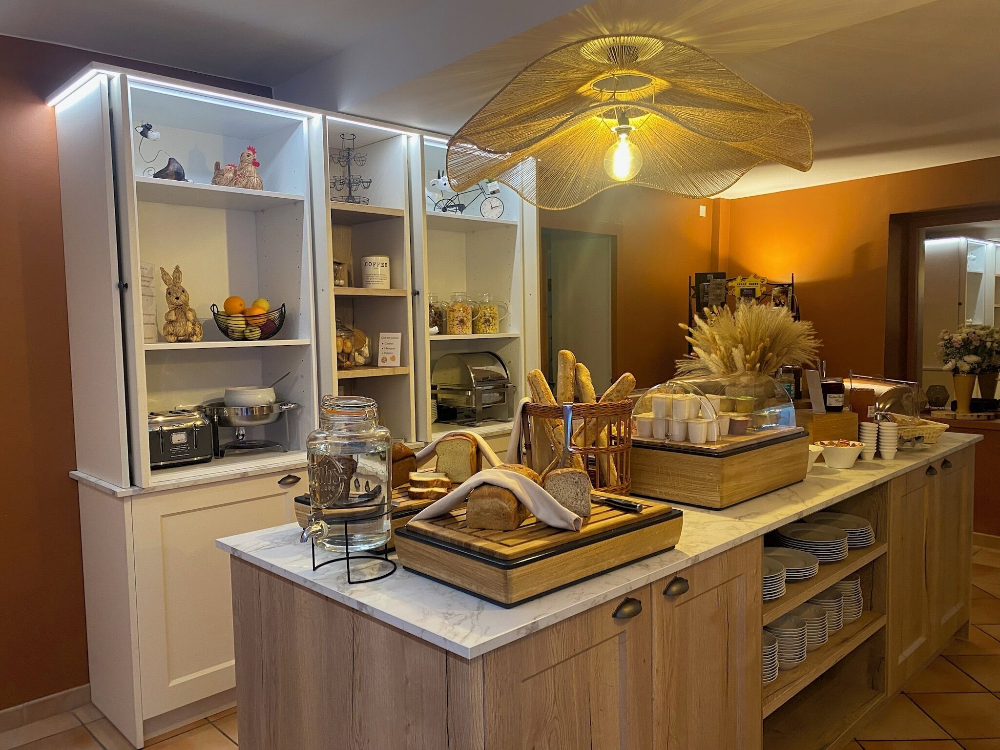 daily buffet breakfast (eur 13.5 per person)