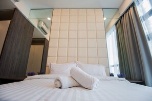 1 bedroom, desk, laptop workspace, iron/ironing board - The Robertson Residence by Widebed (Kuala Lumpur)