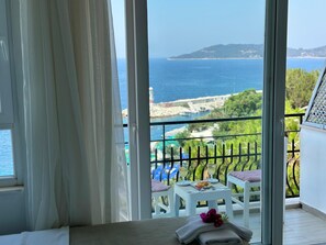 Twin Bed Sea View Room | Balcony - Cakil Pansiyon (Kas)