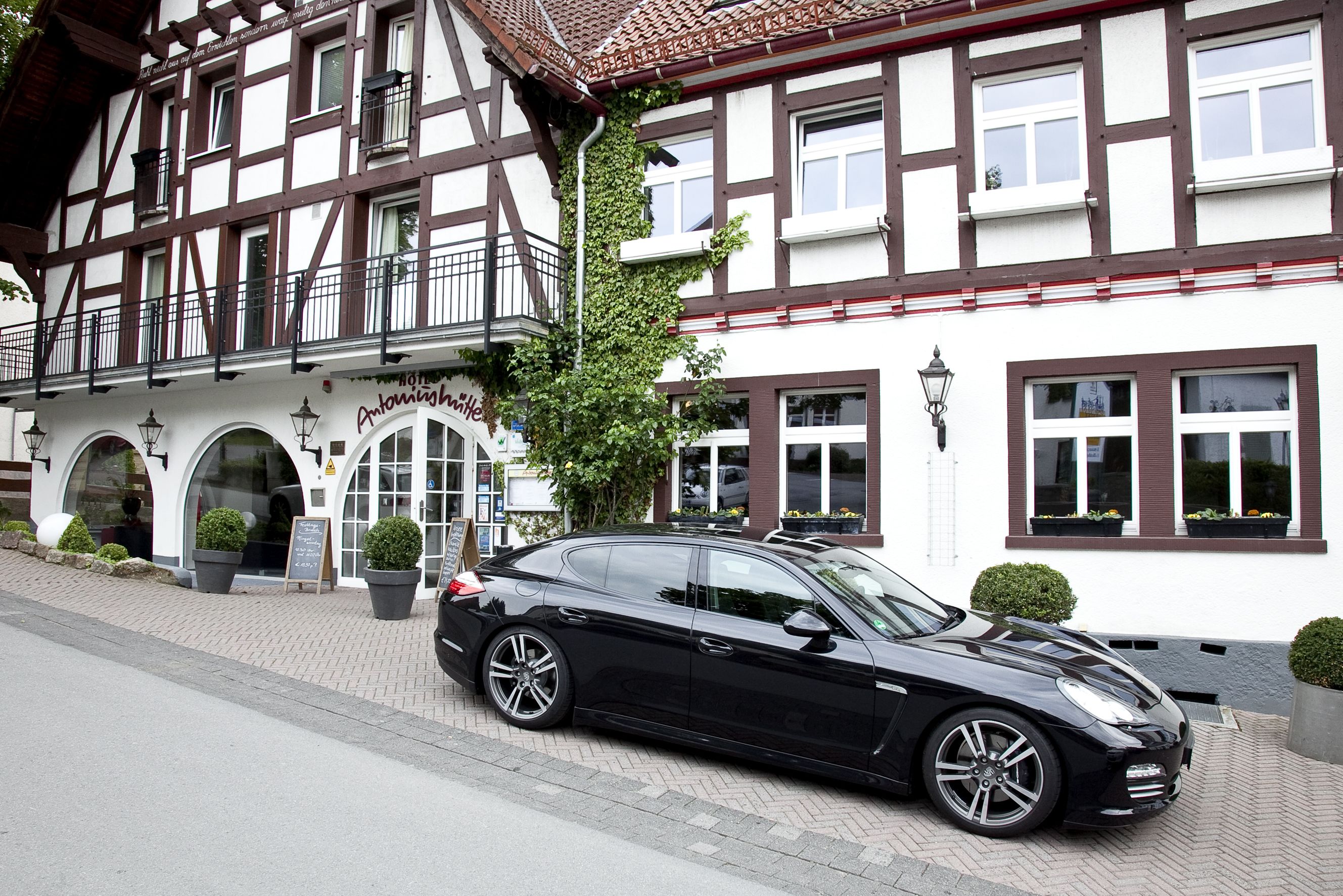 Fassade der Unterkunft