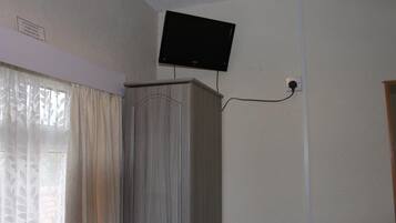 Individually decorated, individually furnished, desk, iron/ironing board