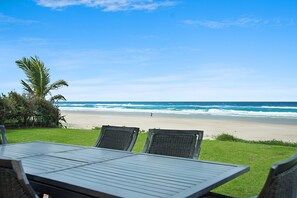 Family Apartment, 3 Bedrooms, Beach View, Beachfront | Terrace/patio - Beachfront Palm Beach Townhouse (Palm Beach)