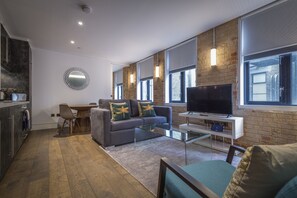 Apartment, 1 Bedroom | Living area - Soho Lofts by Aeria Apartments (London)