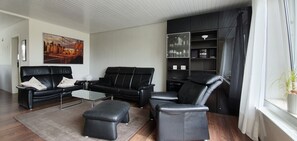 Fernseher, Videothek, Stereoanlage