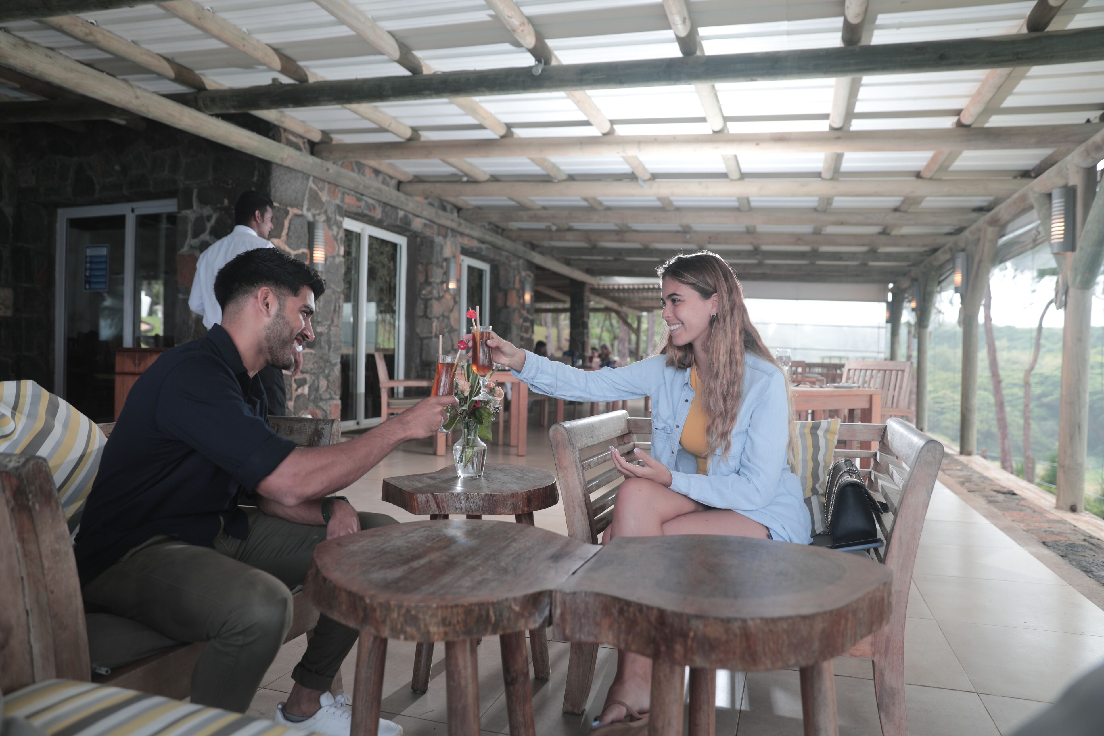 Breakfast, lunch and dinner served