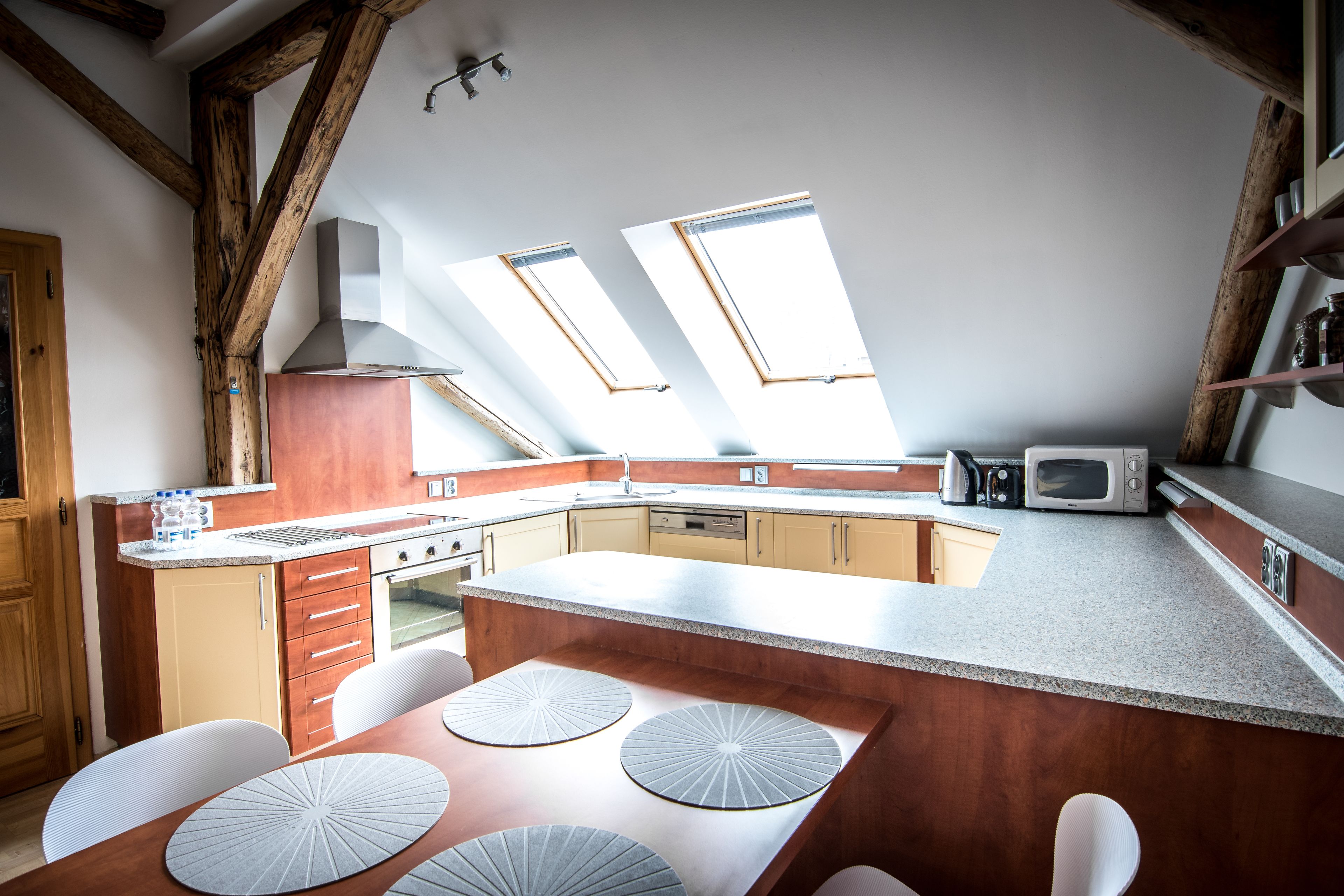 Signature Apartment, 1 Bedroom | Private kitchen | Fridge, microwave, coffee/tea maker, electric kettle