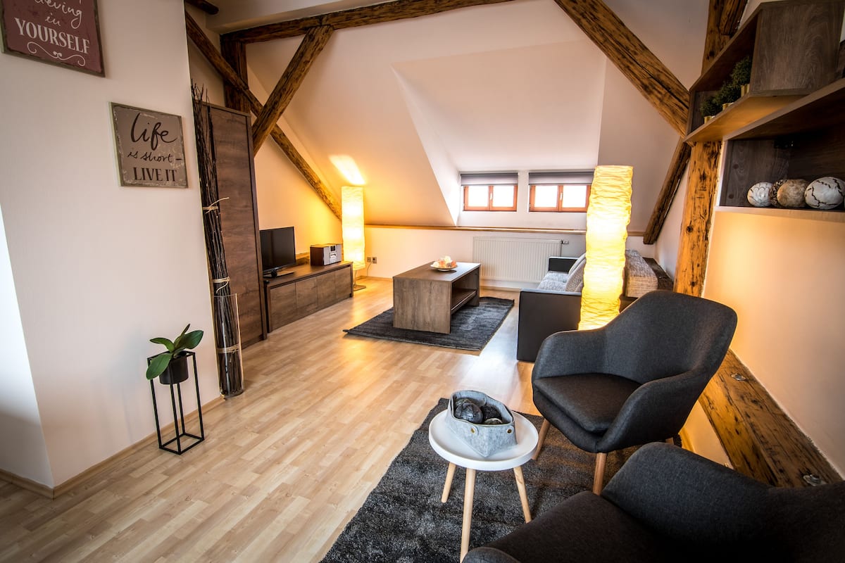 Appartamento Signature, 1 camera da letto | Area soggiorno | TV a schermo piatto