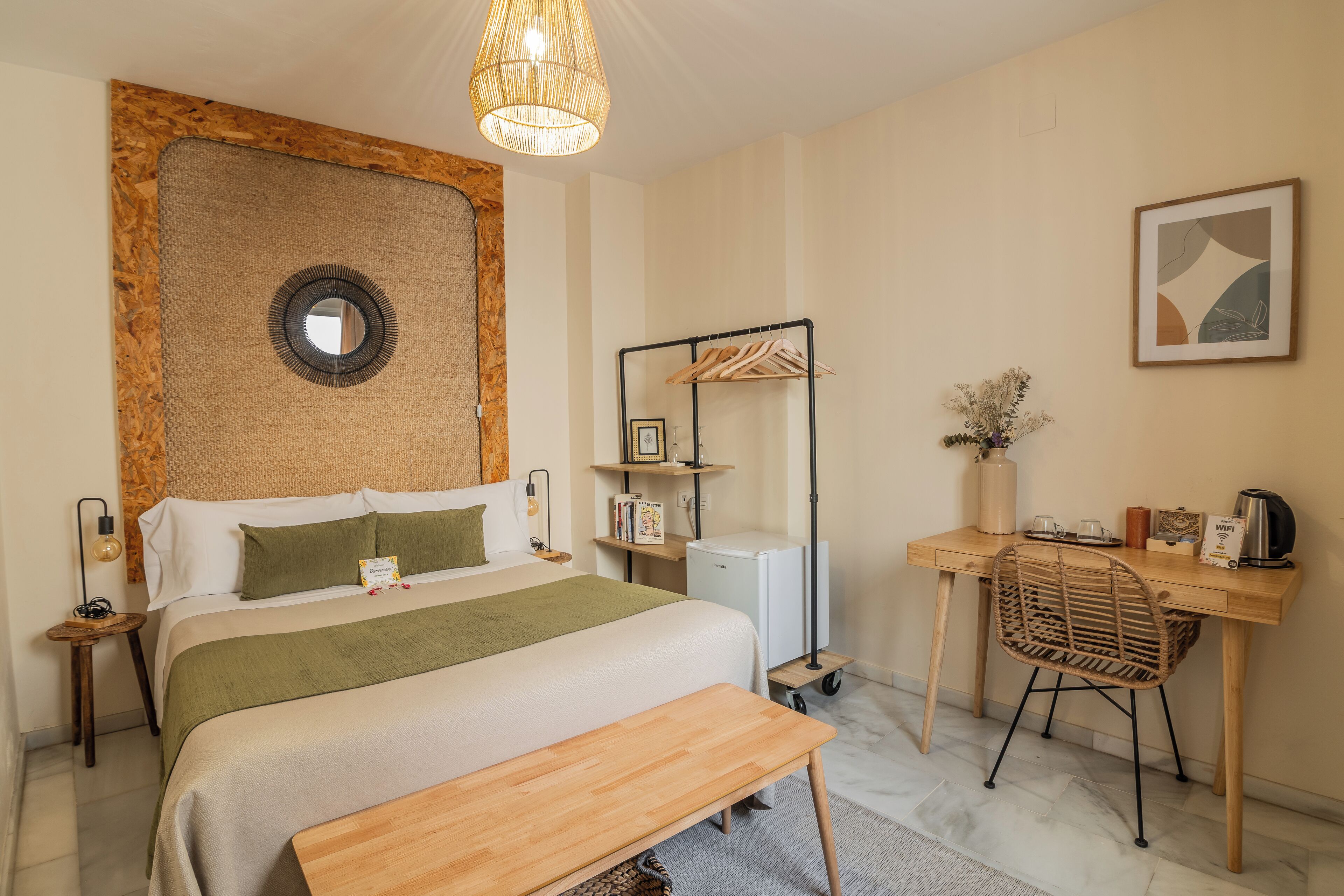 Standard Double Room, 1 Double Bed, Courtyard View, Tower | Minibar, free WiFi, bed sheets