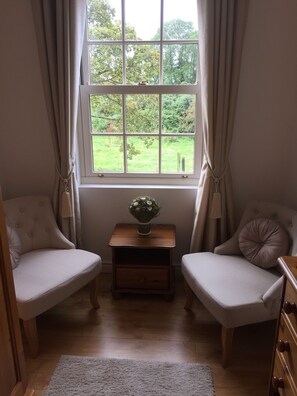 Habitació doble Comfort, bany privat | Decoració individual, mobiliari individual i escriptori 