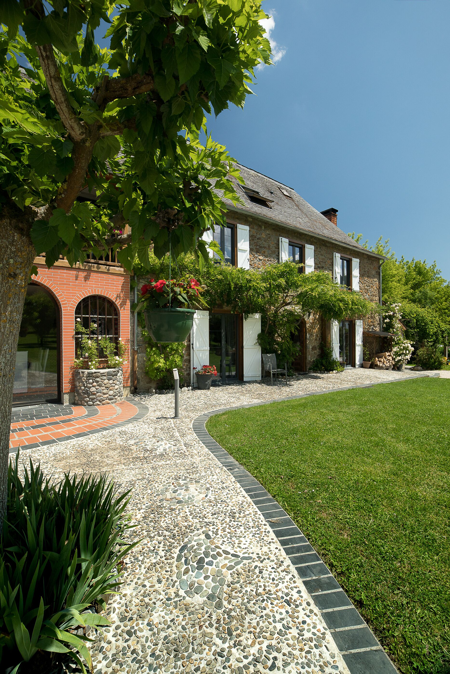 Façade de l’hébergement