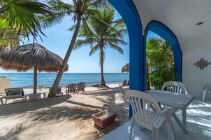 Blick von der Unterkunft