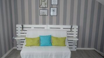 Soundproofing, iron/ironing board, free cots/infant beds, free WiFi