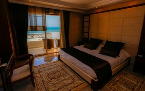 Down comforters, minibar, individually furnished, laptop workspace - Hotel  Telemaque Beach & Spa  - Families and Couples Only (Mezraia)