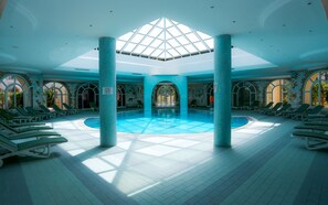 Indoor pool, outdoor pool, open 10:00 AM to 6:00 PM, pool umbrellas - Hotel  Telemaque Beach & Spa  - Families and Couples Only (Mezraia)