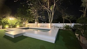 Family Double Room, 2 Queen Beds | Terrace/patio