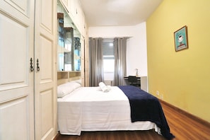 Apartamento superior | 1 quarto, roupas de cama de algodão egípcio, roupas de cama premium