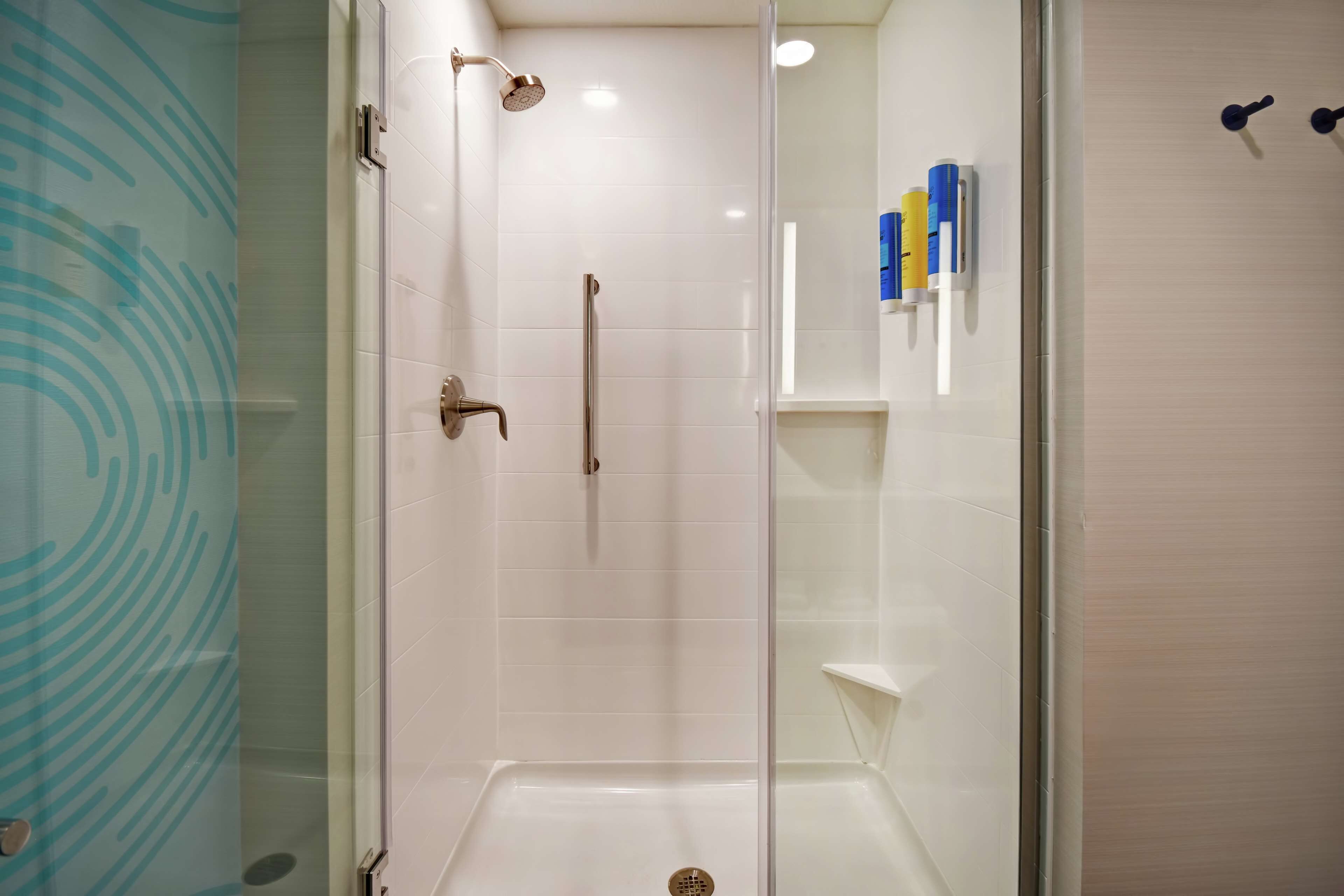 free toiletries, hair dryer, towels, soap