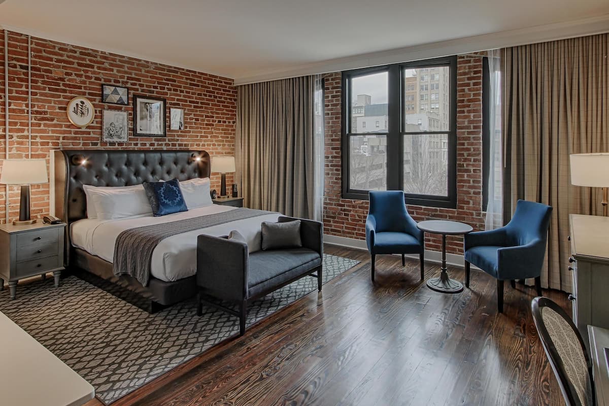 Rum - 1 kingsize-sÀng (The Foundry Historic King) | Egyptiska bomullslakan, sÀngtillbehör av högsta kvalitet och duntÀcken