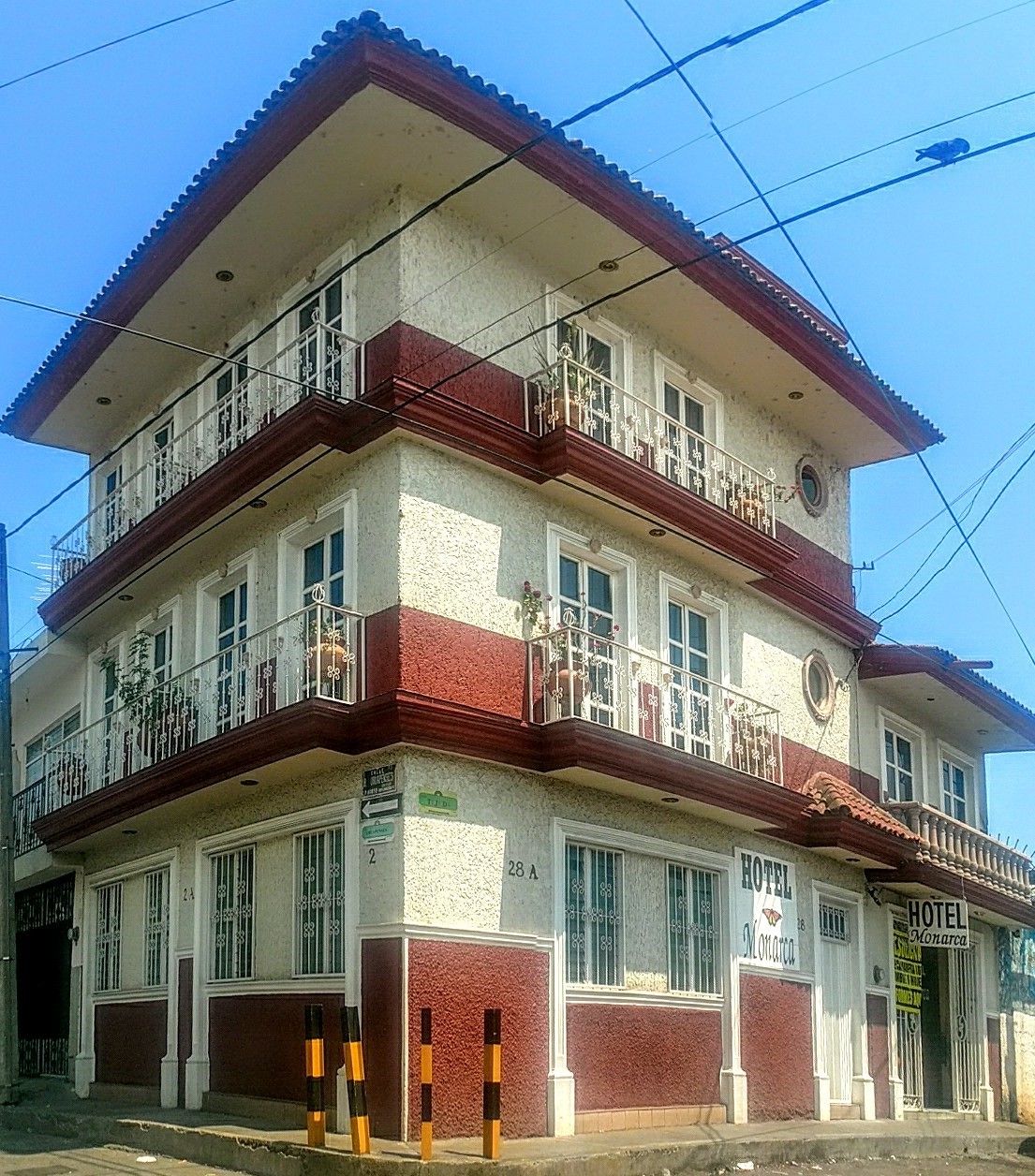 Entrada de la propiedad