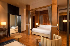 Presidential-Suite, 4 Schlafzimmer, Balkon, Gartenblick