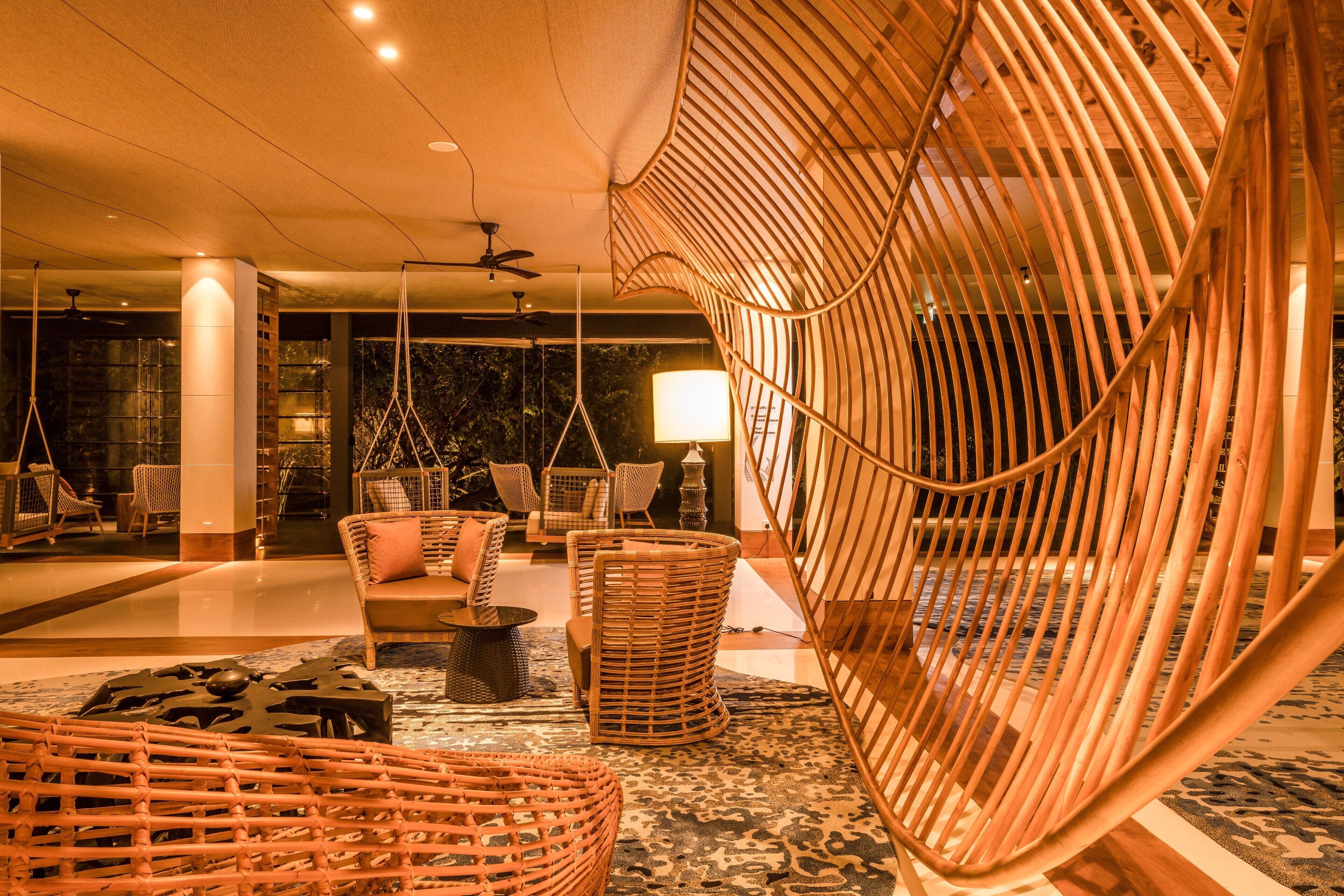 Sala de estar en el lobby