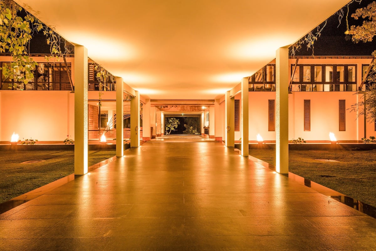 front of property – evening/night