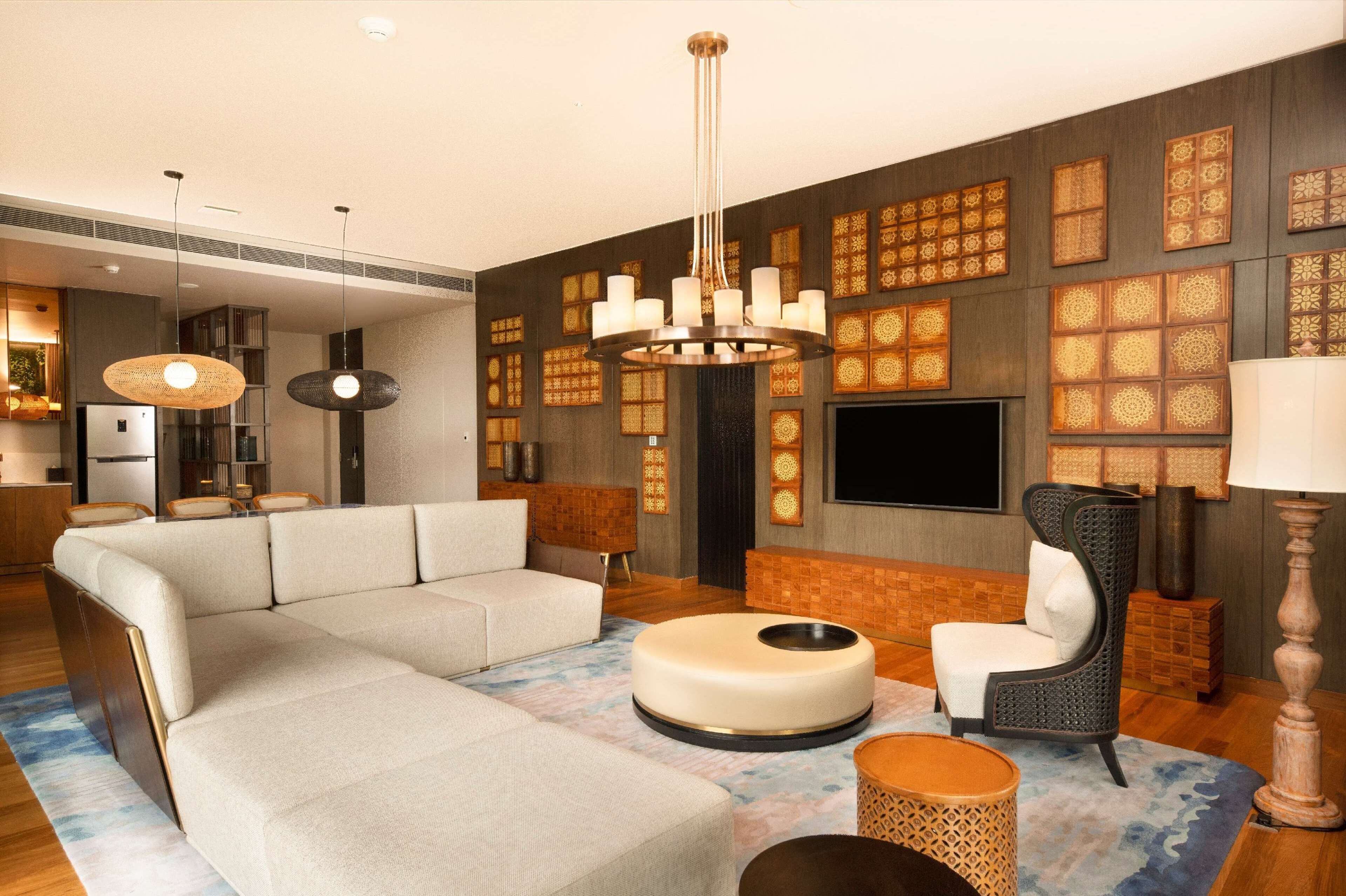 presidential suite, 4 bedrooms, balcony, garden view | premium bedding, pillow-top beds, minibar, in-room safe