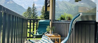 Studio Mountain View, Sleeps 4, South-Facing Balcony, Serre Chevalier