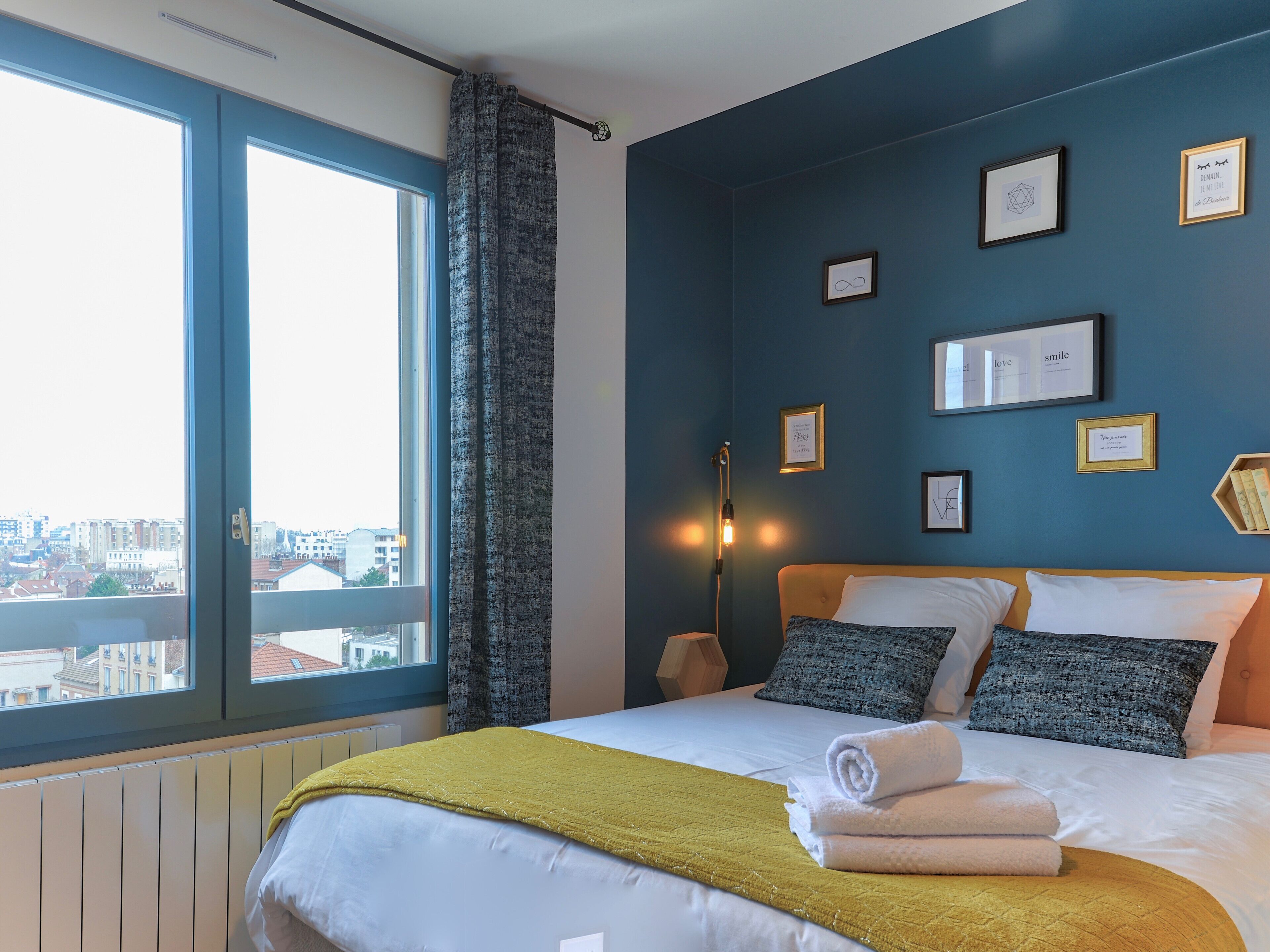 Chambres insonorisées, fer et planche à repasser, Wi-Fi, draps fournis