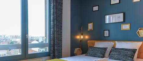 Chambres insonorisées, fer et planche à repasser, Wi-Fi, draps fournis