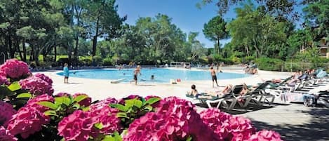 Piscina | Una piscina al aire libre, una piscina climatizada