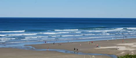 Aan het strand