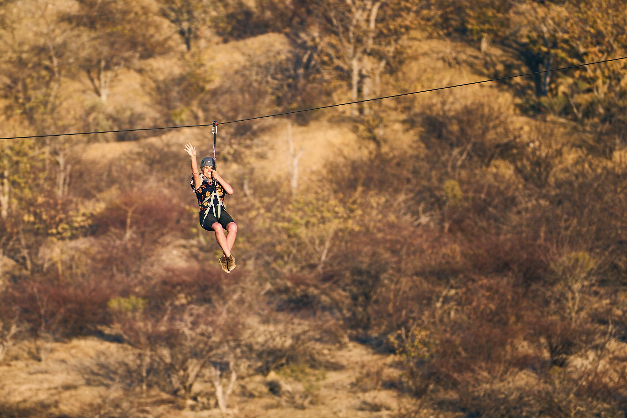 Ziplining